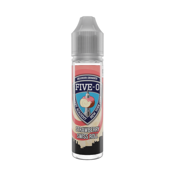 Five-O 50ml Strawberry Swiss Roll