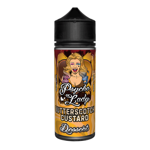 Psycho Lady 100ml Dessert Butterscotch Custard