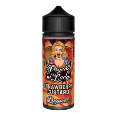 Psycho Lady 100ml Dessert Strawberry Custard