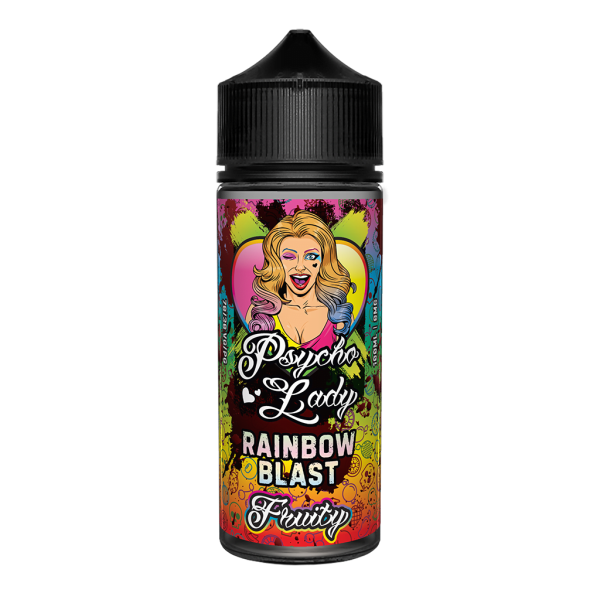 Psycho Lady 100ml Fruity Rainbow Blast