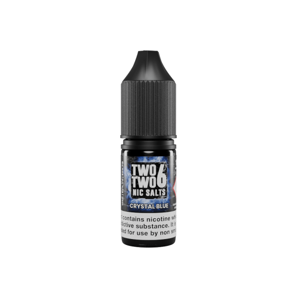Two Two 6 Salts 10ml Nic Salts Crystal Blue 20mg