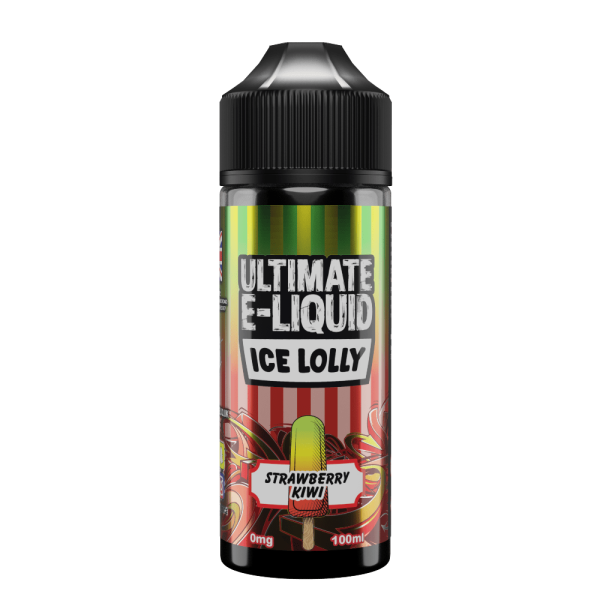 Ultimate E-liquid 100ml Ice Lolly Strawberry Kiwi