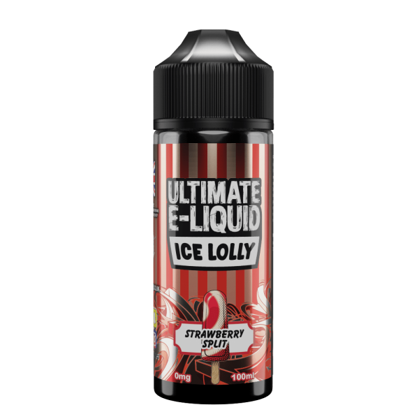 Ultimate E-liquid 100ml Ice Lolly Strawberry Split