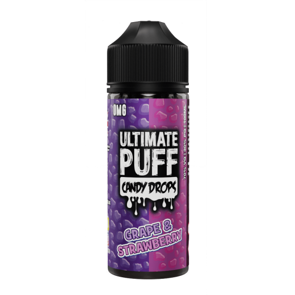 Ultimate Puff 100ml Candy Drops Grape & Strawberry