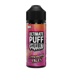 Ultimate Puff 100ml Sherbet Strawberry Laces