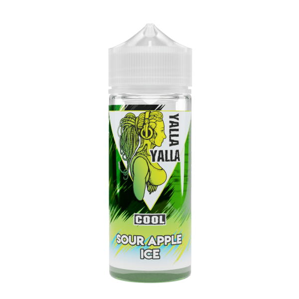 Yalla Yalla Cool 100ml Sour Apple ice
