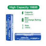 Vapcell Batteries 18650 3500mAh M35A Specs
