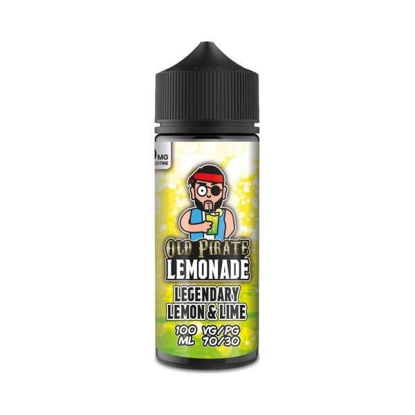 Old Pirate 100ml Lemonade Legendary Lemon & Lime