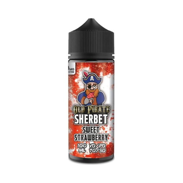 Old Pirate 100ml Sherbet Sweet Strawberry
