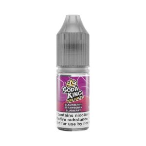 Soda King Bar Salts 10ml Blackberry Strawberry Blueberry 5mg