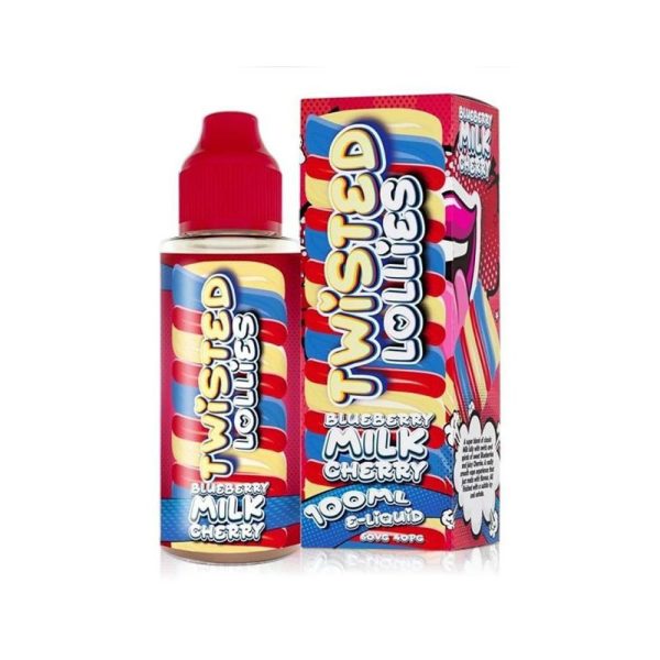 Twisted Lollies 100ml Blueberry Milk & Cherry