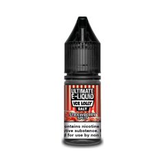 Ultimate E-liquid Salt 10ml Ice Lolly Strawberry Split 10mg