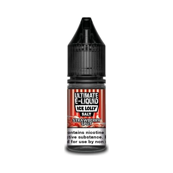 Ultimate E-liquid Salt 10ml Ice Lolly Strawberry Split 20mg