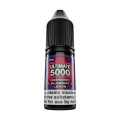 Ultimate 5000 Bar Salts 10ml Raspberry Blueberry Lemon 10mg