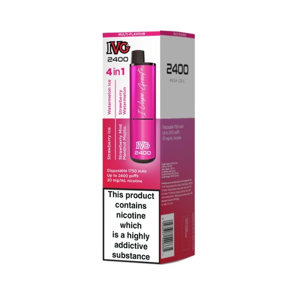 IVG 2400 Pink Edition (4 in 1) 20mg