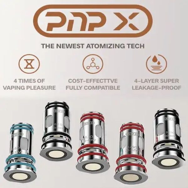 VooPoo PNP X Coils (Pack Of 5) 0.6Ohm