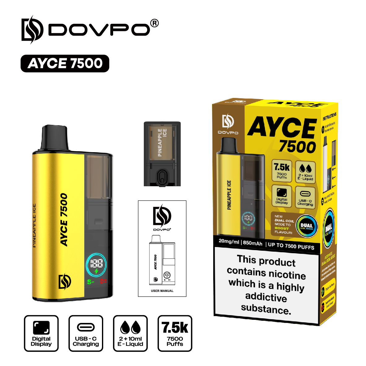 Ayce 7500 Pineapple Ice