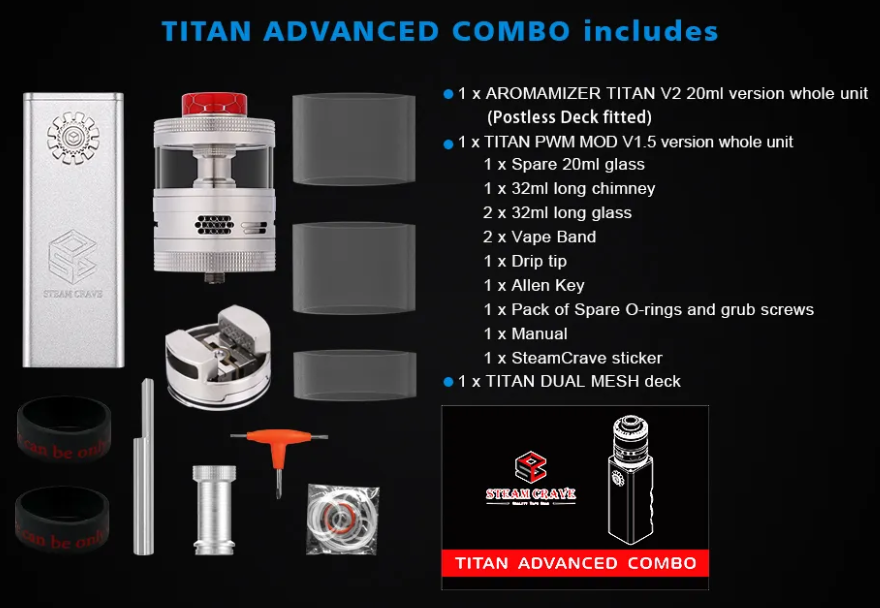 Titan Combo Kit Whats in the Box