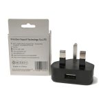 Vapcell AC USB 1A adapter BACK