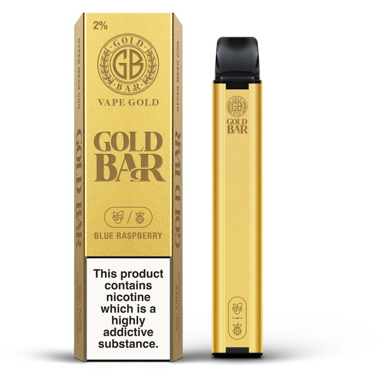 Gold Bar Blue Raspberry Single with box