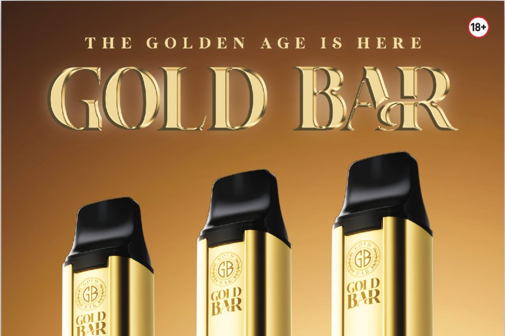 3 GOLD BARS WITH THE GOLD BAR LOGO AT THE TOP