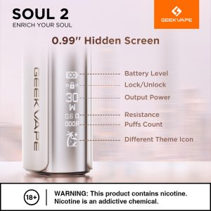 Geekvape Soul 2 Screen