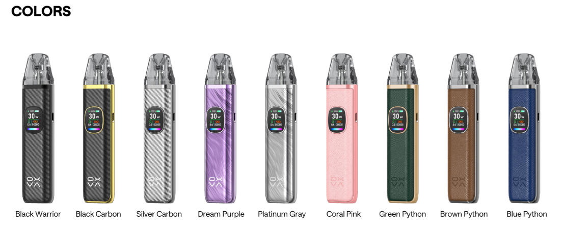 OXVA Xlim Pro 2 colours OXVA Xlim Pro 2 colours