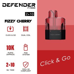 Defender 10K Pod Fizzy Cherry