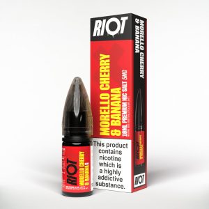 Riot X Salts Morello Cherry & Banana 5mg