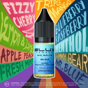 Elux Nic Salts Mr Blue