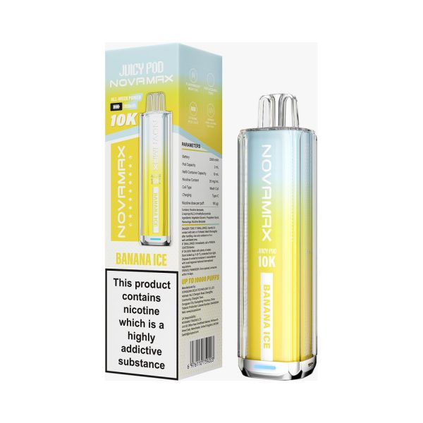 Juicy Pod Novamax 10K Device Banana Ice