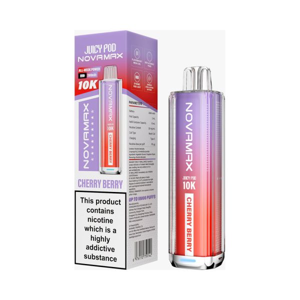 Juicy Pod Novamax 10K Device Cherry Berry