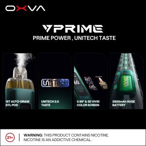 Key Features OXVA VPrime Poster