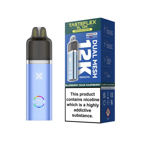 OXVA Tasteflex SL12K Device Blueberry Sour Raspberry