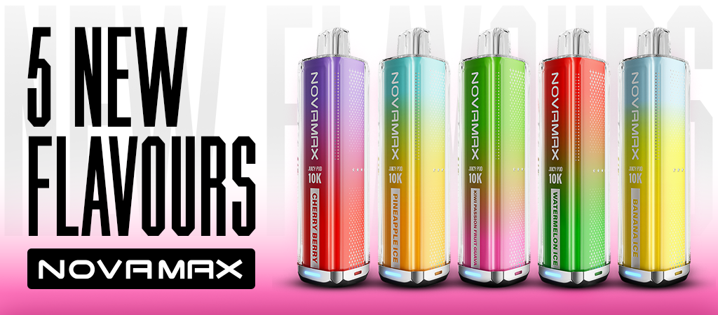 Novamax 10k 5 New Flavours Landscape Banner