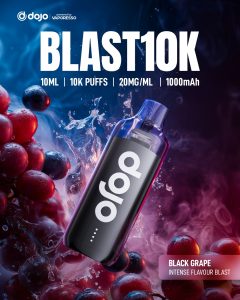 Dojo Blast 10k Black Grape Flavour Poster