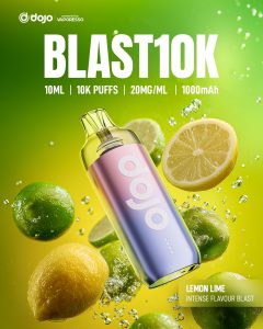 Dojo Blast 10k Lemon Lime Flavour Poster