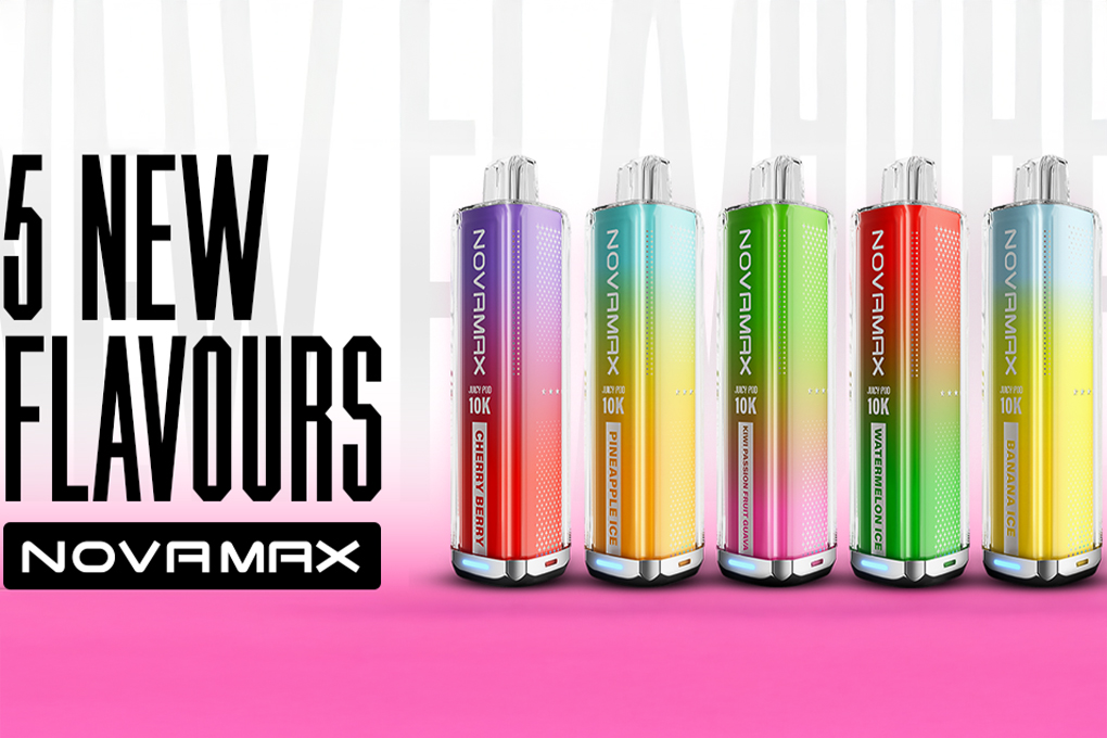 Novamax 10k 5 new flavours banner