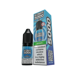 Ultimate 5000 Blue Raspberry Box and Bottle