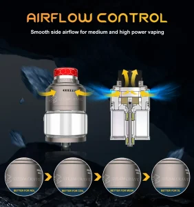 Steam Crave V4 RDTA Airflow Control