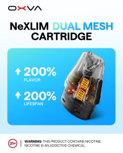 OXVA NeXlim Go Pod Features Poster