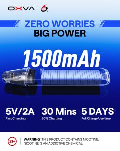 Oxa Xlim Pro 3 Battery Close Up And Features