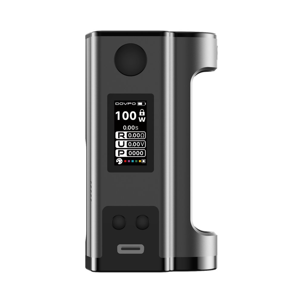 Dovpo Flipside Squonk Mod Gunmetal