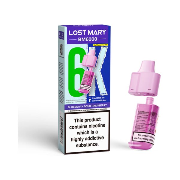 Lost Mary BM6000 Refill Blueberry Sour Raspberry