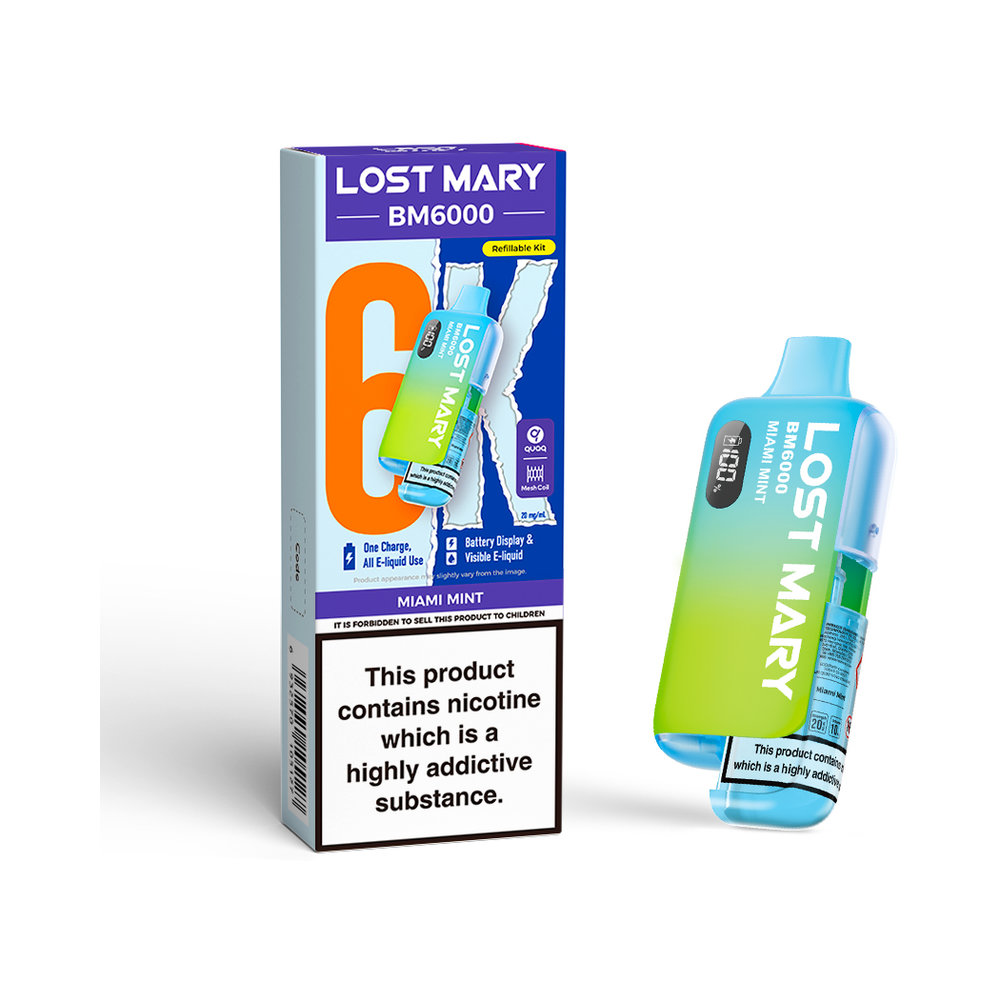Lost Mary BM6000 Device Miami Mint