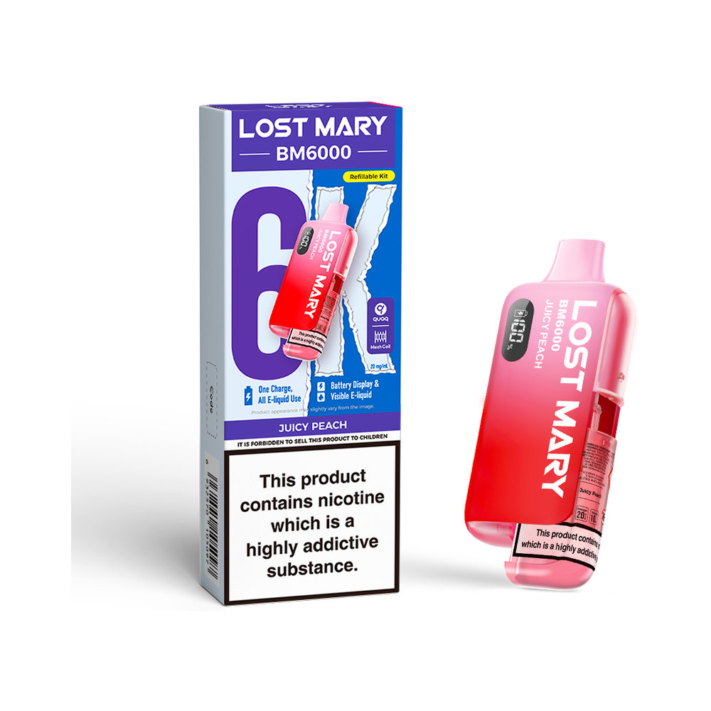 Lost Mary BM6000 Device Juicy Peach
