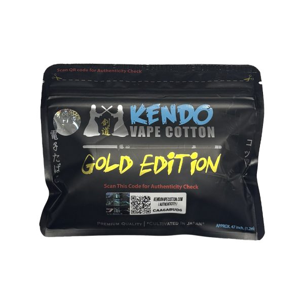 Kendo Vape Cotton Gold Edition