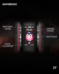 Vaporesso Luxe XR Max 2 Screen Close Up Poster