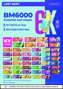 Lost Mary BM6000 Full Flavour Poster