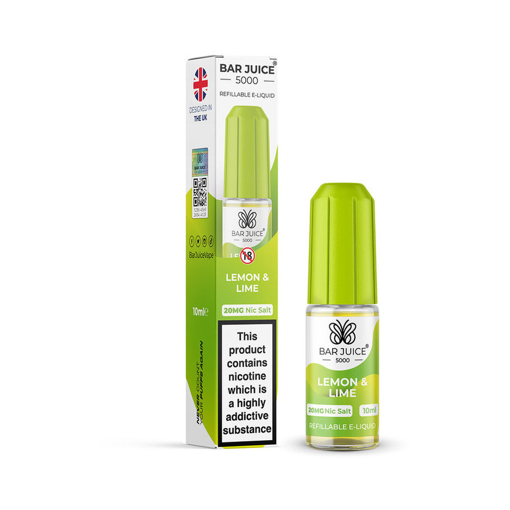 Bar Juice 5000 Bar Salts Lemon and Lime
